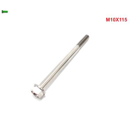 M10x115 śruba tytanowa sześciokątna z kołnierzem din6921 śruby tytanowe gr 5